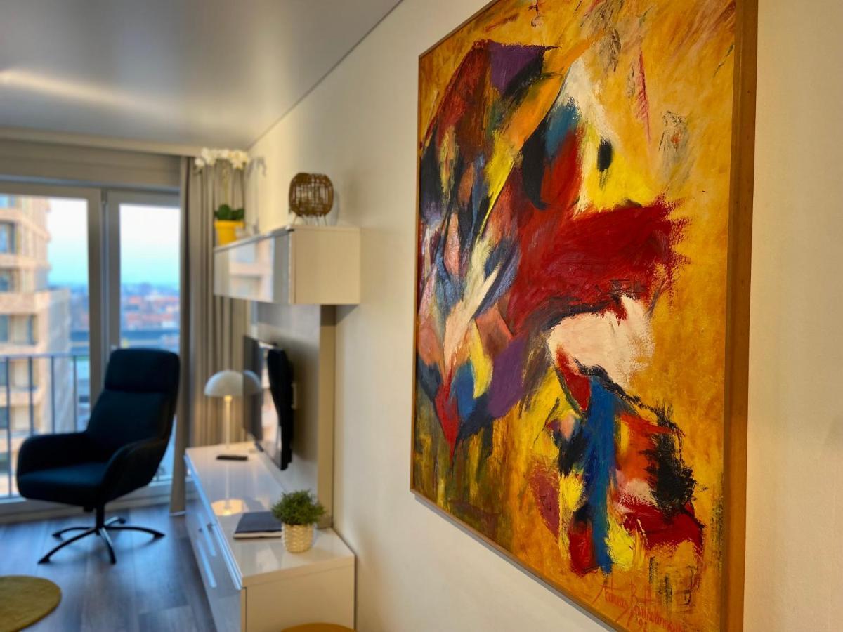Апартаменты Moderne Studio Aan Zee Остенде Экстерьер фото